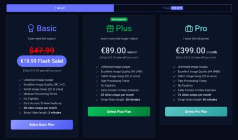 facy.ai prices