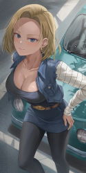 android c18 hot pose