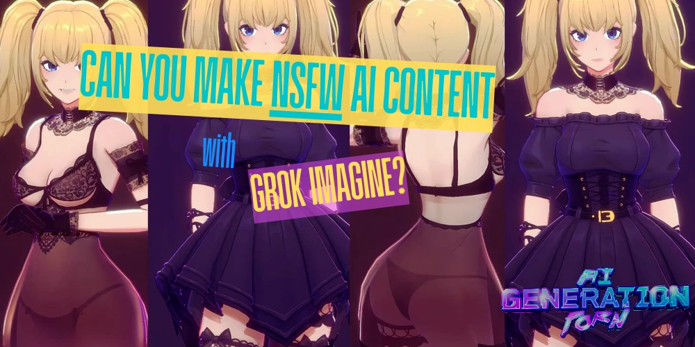 Can you make NSFW Content with Grok Imagine?