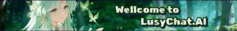 lusychat wellcome banner