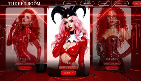 the red room in stimulation.studio girls