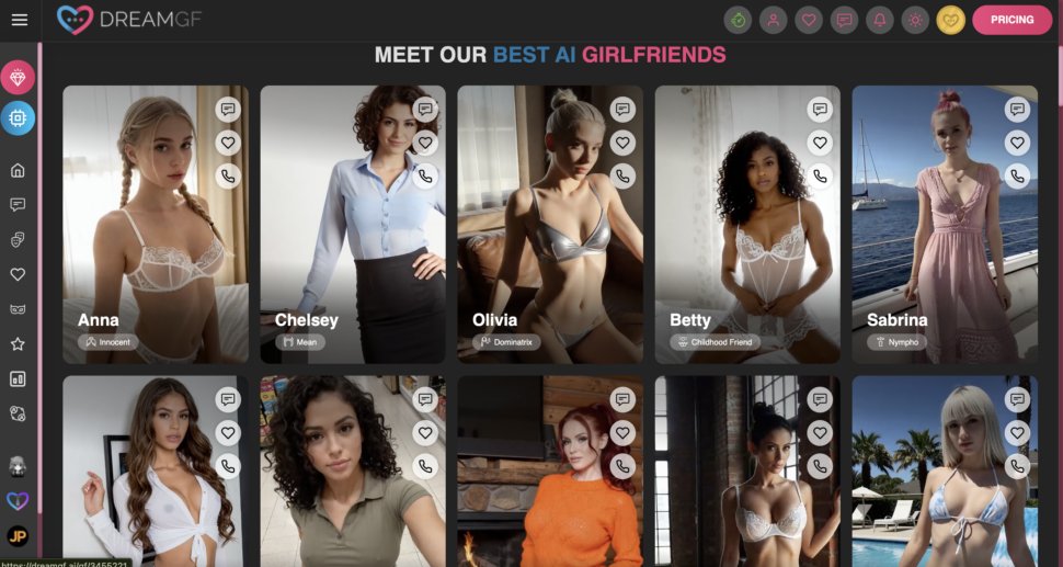 dreamgf homepage 2025