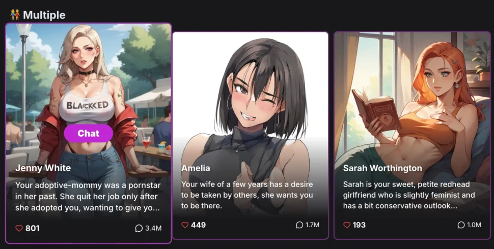 girlfriendgpt girls in explore